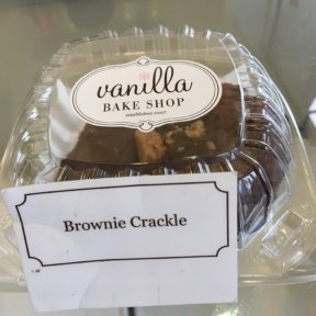 Gluten-free brownie crackle from Vanilla Bake Shop